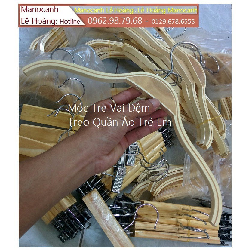 Móc Gỗ Trẻ Em 30 Chiếc GIÁ SỈ