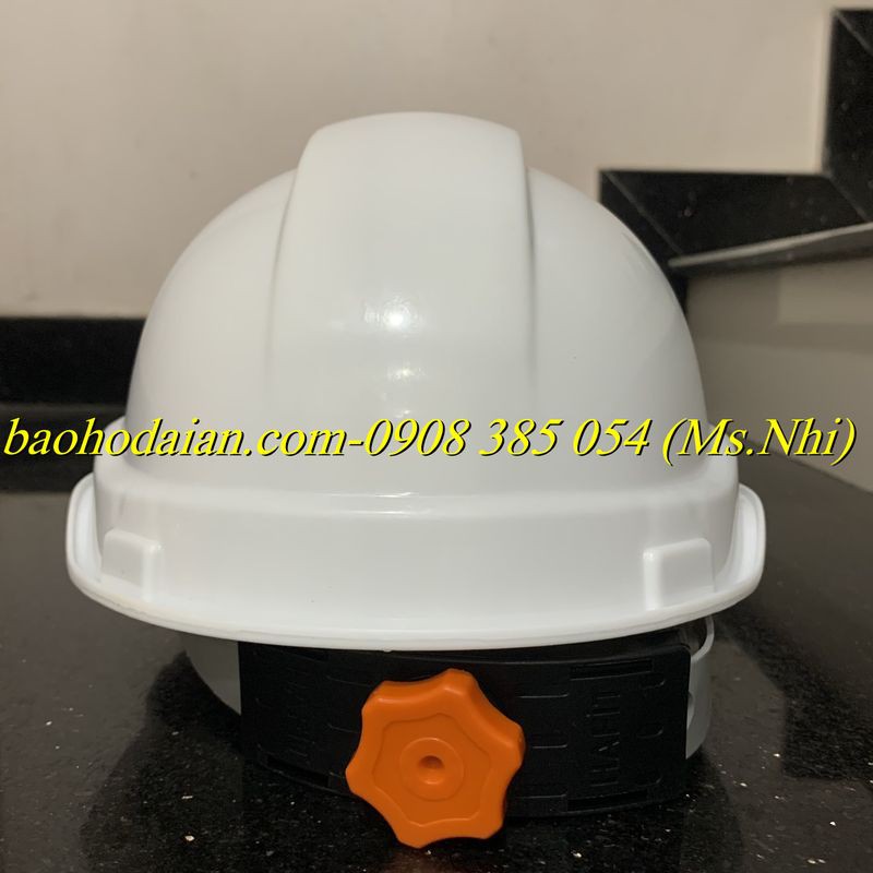 Nón bảo hộ lao động Bảo Bình thông thoáng hơi, đuôi nút vặn- Mã N.011- 2 Màu- Hình thật