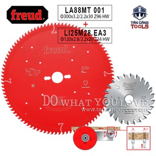 Combo Lưỡi Cưa Gỗ Hợp Kim Freud 300 x 300 x 96 T Freud Cho Cưa Bàn Trượt LA88MT 001 Và LI25M28 EA3