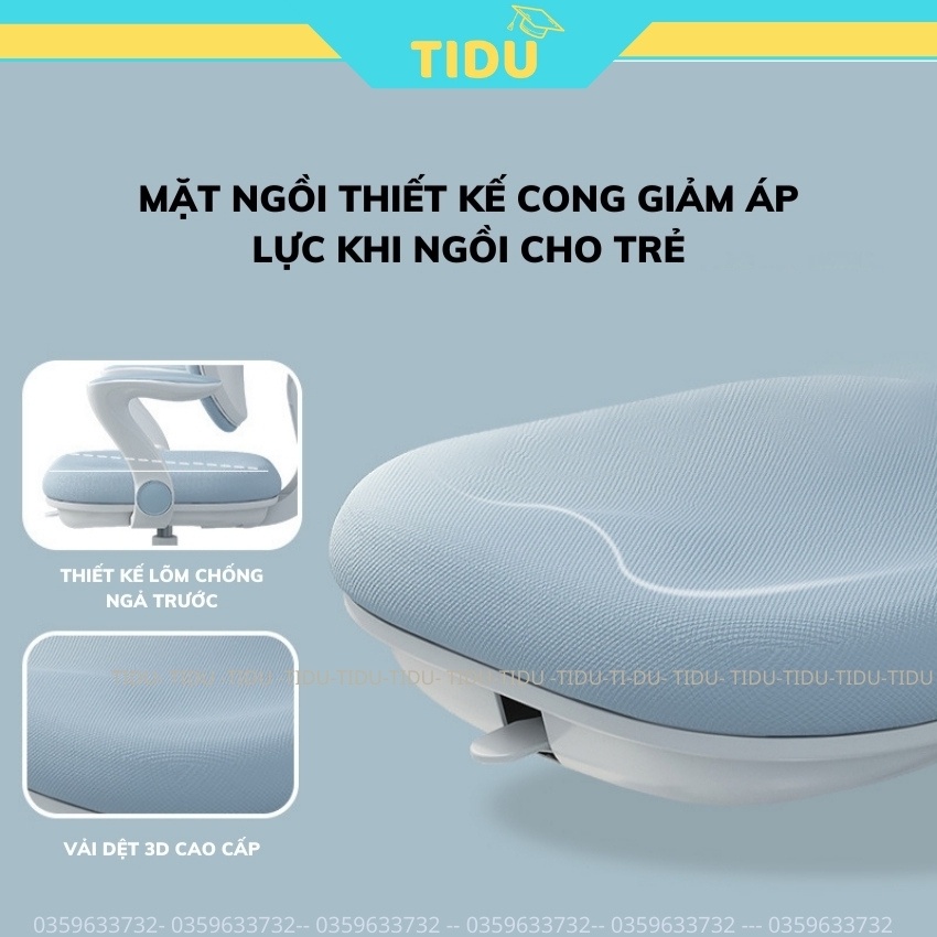 ghế chống gù chống cận Tidu MQ3 ghế học sinh thông minh dành cho tre em