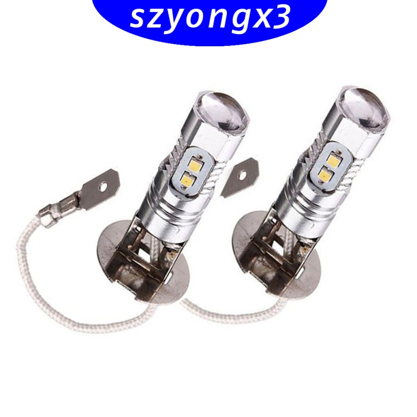 Set 2 Bóng Đèn Led H3 2323 10smd 12v-24v 6500k Chuyên Dụng Cho Xe Hơi