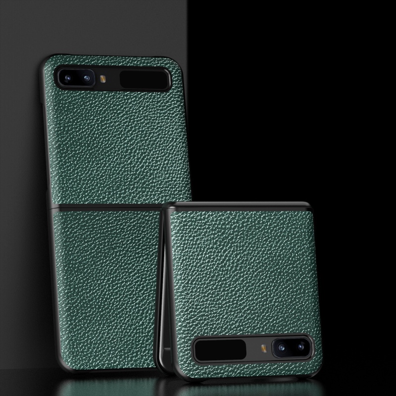 Ốp Điện Thoại Da Cứng Nắp Gập Kiểu Doanh Nhân Cho Samsung Galaxy Z Flip 1 2 Gen Flip2