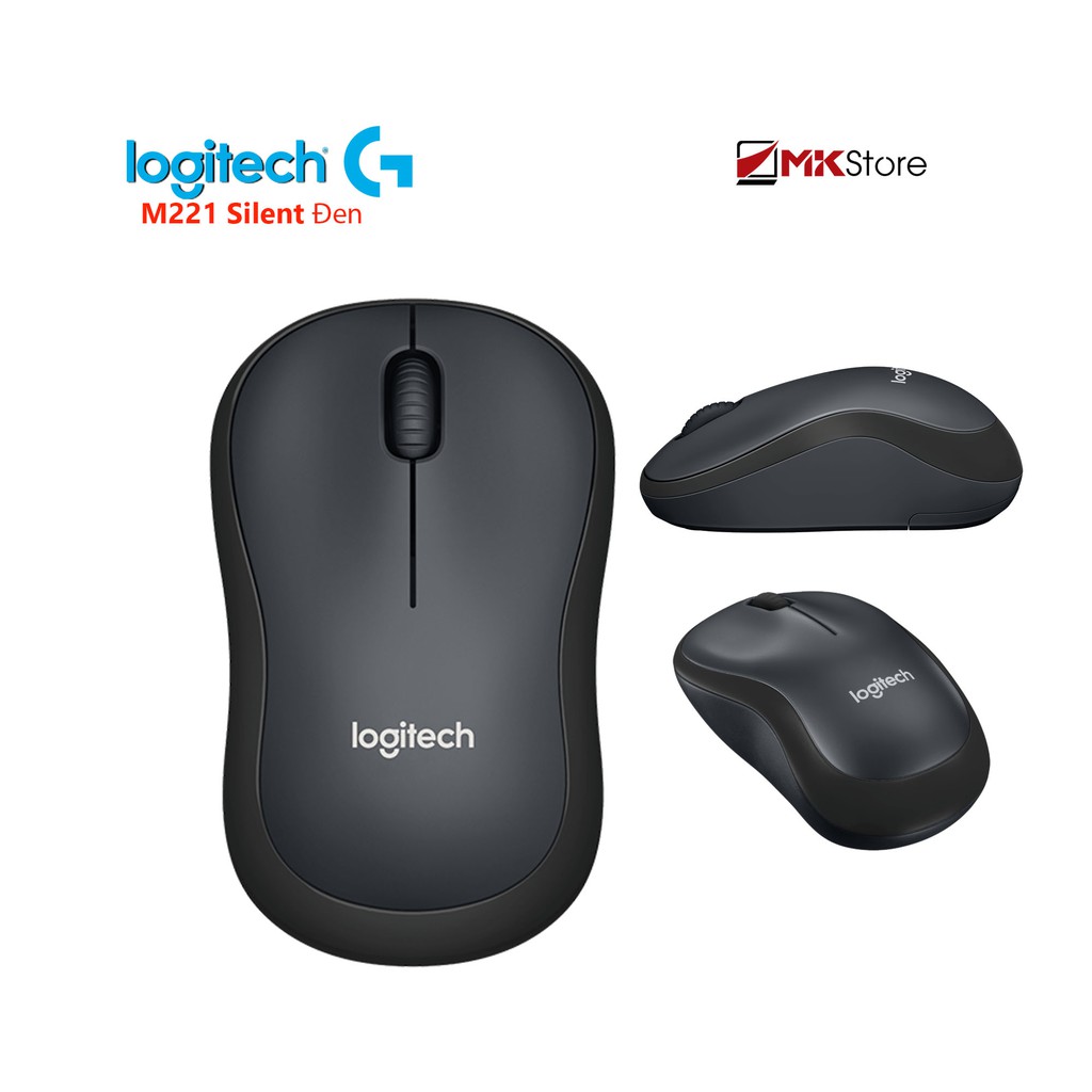 Chuột không dây Logitech M221 Silent Color