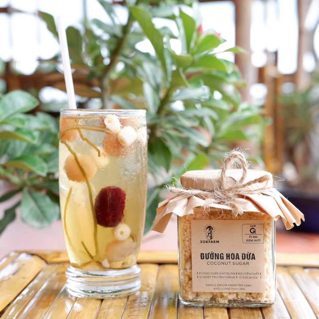 [Mã GROSALE2703 giảm 8% đơn 250K] Đường Dừa cô đặt từ mật hoa dừa - Coconut Sugar 135gram | BigBuy360 - bigbuy360.vn