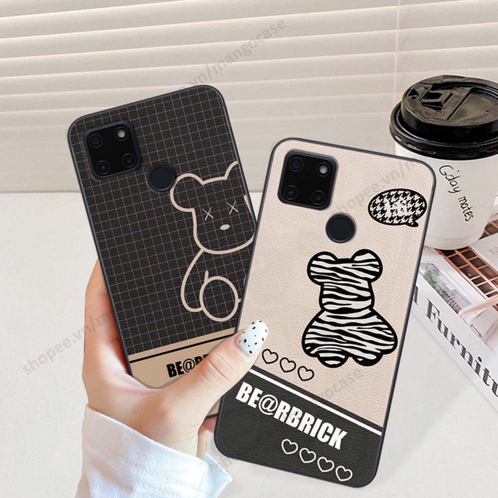 Ốp lưng Realme C20 / C21Y in hình happy nice, bé gấu đáng yêu