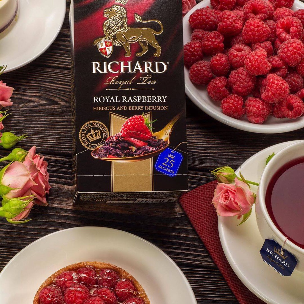 Trà mâm xôi - Richard Royal Raspberry Hộp Giấy 50Gr
