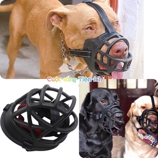 Rọ mõm chó to silicon GruU Dog mềm mại