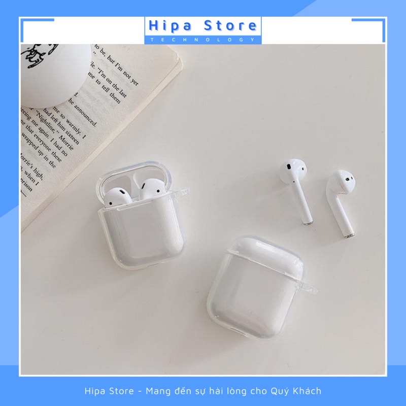 Vỏ Bảo Vệ Airpods 1/2 - Case Airpods Trong | Hipa Store