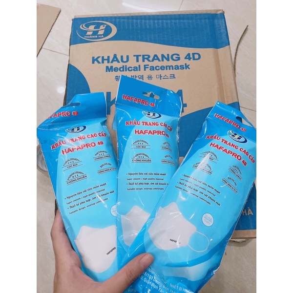khẩu trang 4D HAFAPRO kf94 túi 10 cái