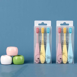 Set 3 bàn chải xuất Nhật lông mềm mại cho bé từ 2-6 tuổi