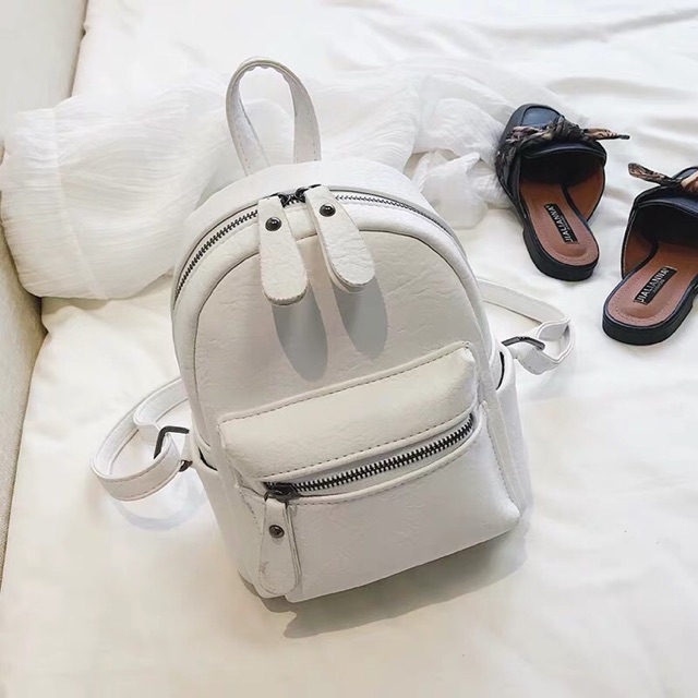 [Ảnh thật ở cuối] balo mini chất da dày dặn khổ a5