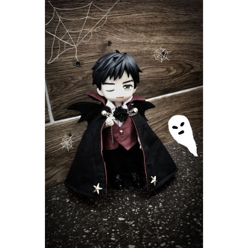 Quần áo Bá tước DRACULA cho NENDOROID OB11 HALLOWEEN