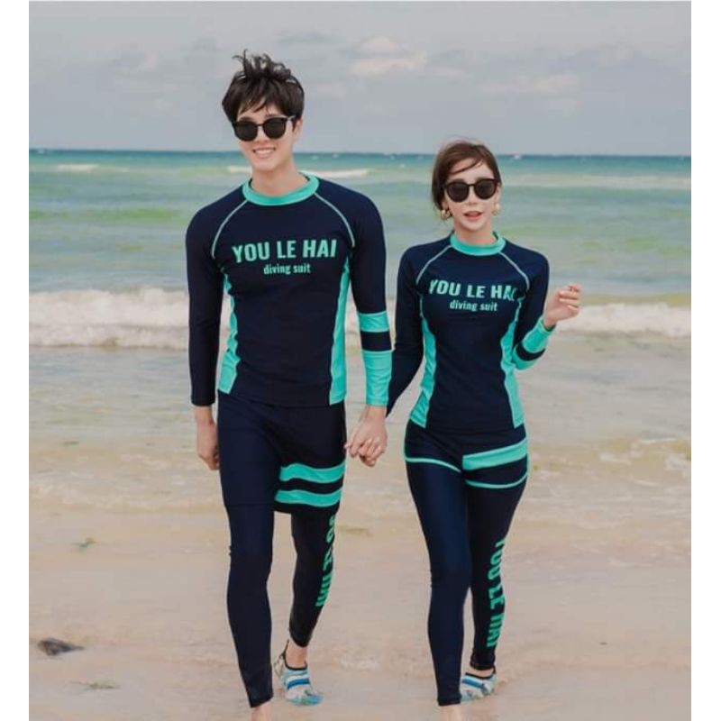BikiniStoreVn : Đồ Bơi Tay Dài Quần Dài Nam Nữ ANi11