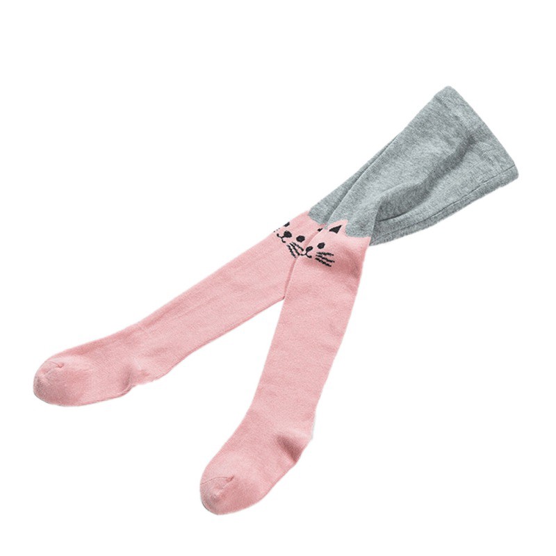 Quần tất cotton mềm mại thiết kế đáng yêu cho bé