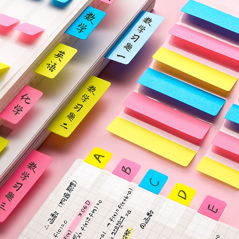 Giấy Dán Ghi Chú Lên Kế Hoạch Bằng Nhựa Dễ Thương