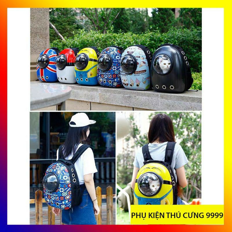 Ba lô phi hành gia Hình Bồ Dục chó mèo