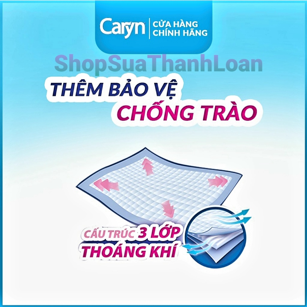 Tấm Đệm Lót Caryn Siêu Thấm 20 Miếng Bảo Vệ Chống Trào