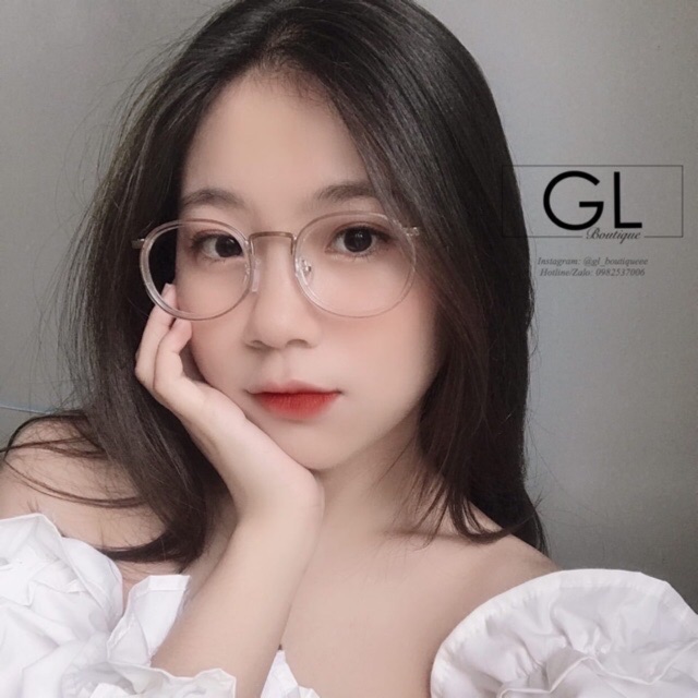 Kính bầu form nhỏ kim loại vintage thời trang