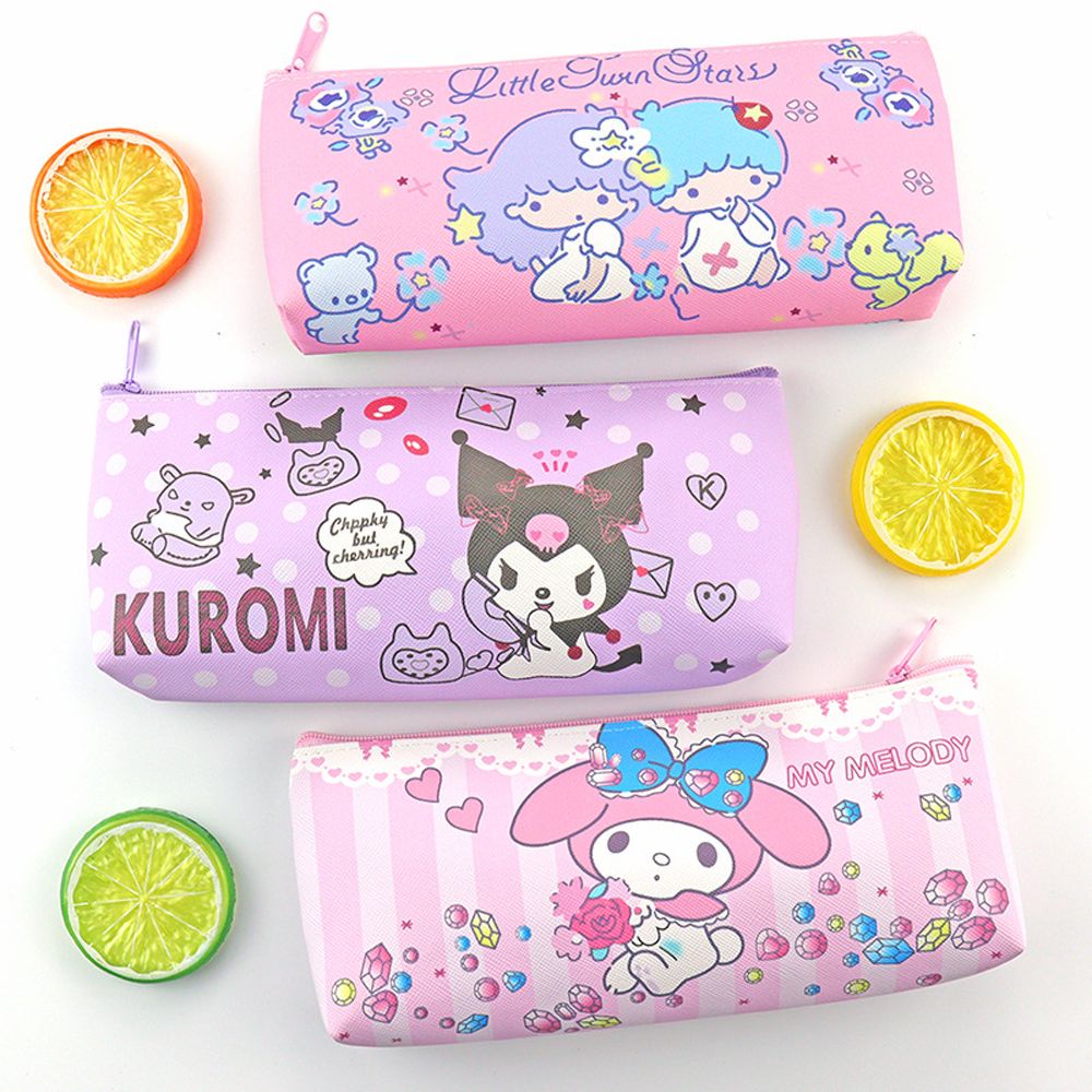 Bóp viết da PU in hình mèo Hello Kitty dễ thương