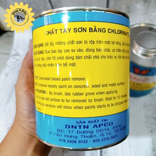 Chất tẩy sơn A.P.C.O bằng CHLORINATED