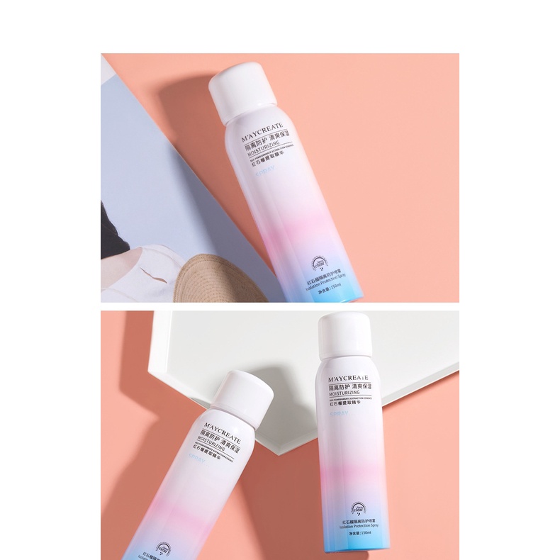 Xịt Chống Nắng Trắng Da Maycreate Moisturizing Spray - LAI'S STORE