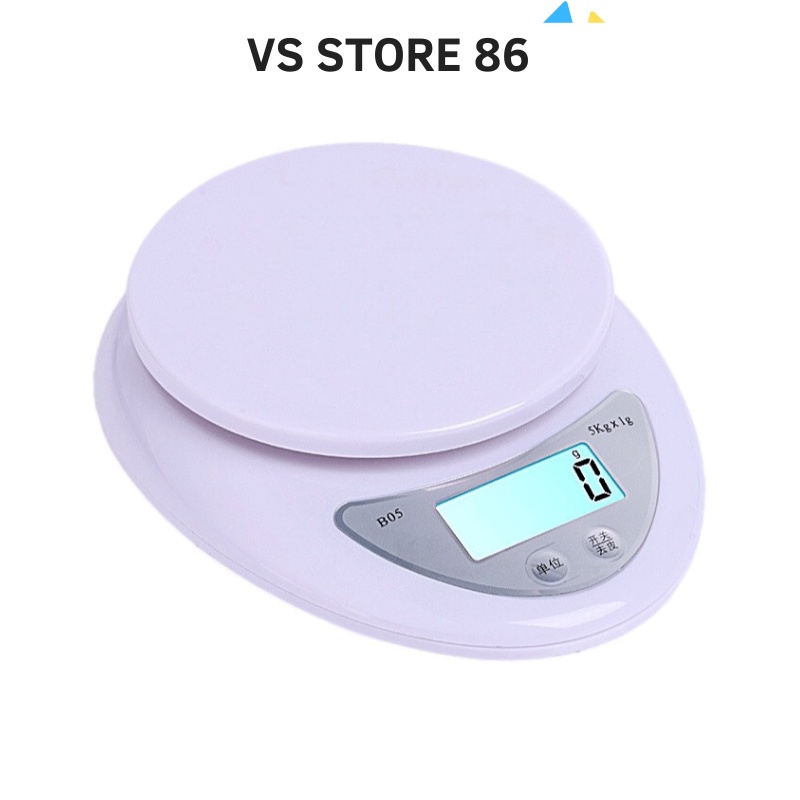 Cân Tiểu Ly Điện Tử Nhà Bếp Mini Định Lượng 1g - 5Kg Làm Bánh Độ Chính Xác Cao Tặng Kèm 2 Pin AAA