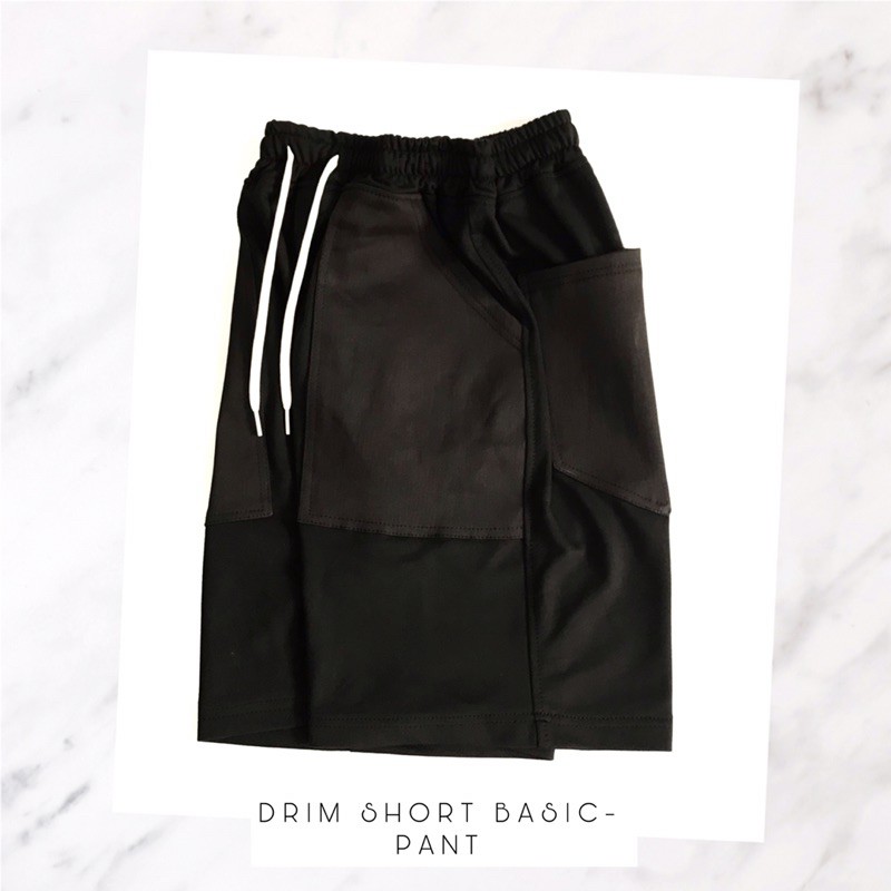 Quần short Unisex nam nữ Drim-Short basic(bảo hành đổi 1)(túi jean đen)(design and made by Drimwe) | BigBuy360 - bigbuy360.vn