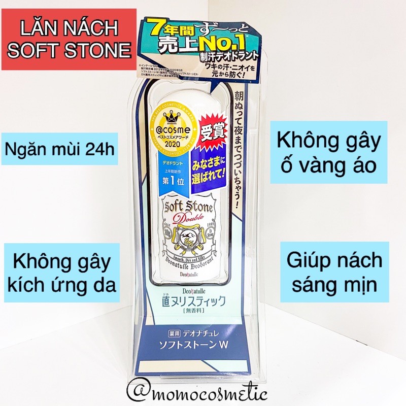 [Mã SKAMLTSM9 giảm 10% đơn 99K] LĂN NÁCH ĐÁ KHOÁNG SOFT STONE