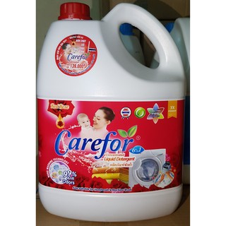 NƯỚC GIẶT CAREFOR 3500ML THÁI LAN 3X MÀU ĐỎ