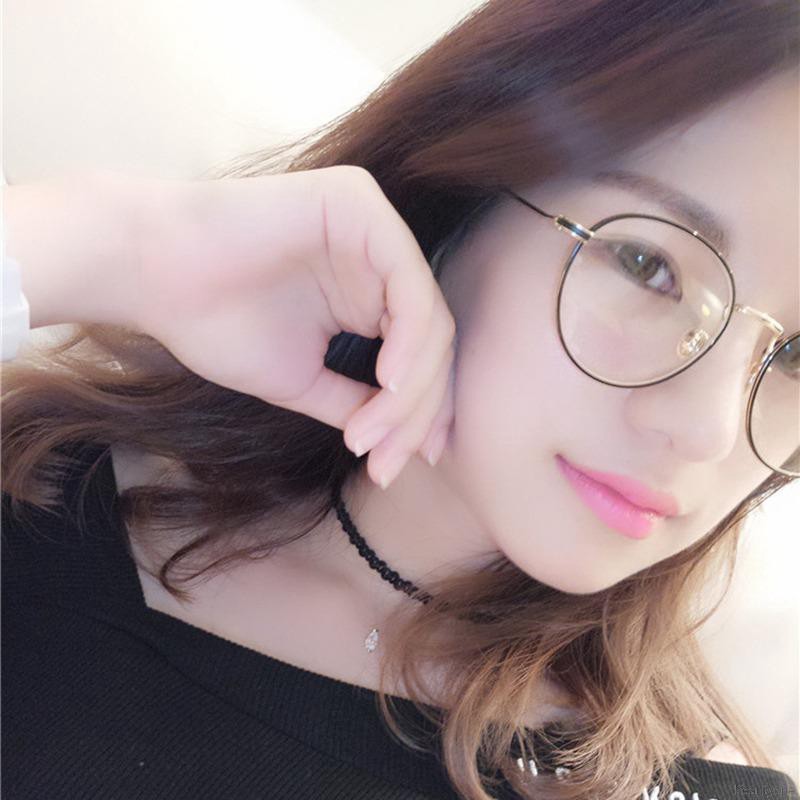 Kính gọng tròn to đính ngọc trai giả xinh xắn | BigBuy360 - bigbuy360.vn