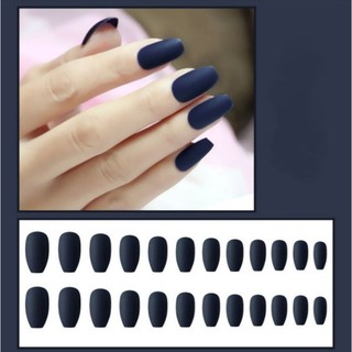 Set 24 Móng Tay Giả Nhám Hình Thang