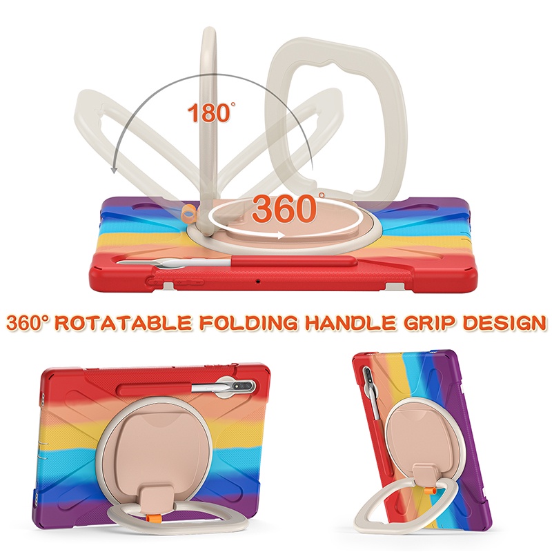 Ốp Máy Tính Bảng Chống Sốc Cho Samsung Galaxy Tab S8+ SM-X800 X806 S8 Plus 12.4" S7+ SM-T970 T975 T976 S7 FE SM-T730 T733 T735 T736