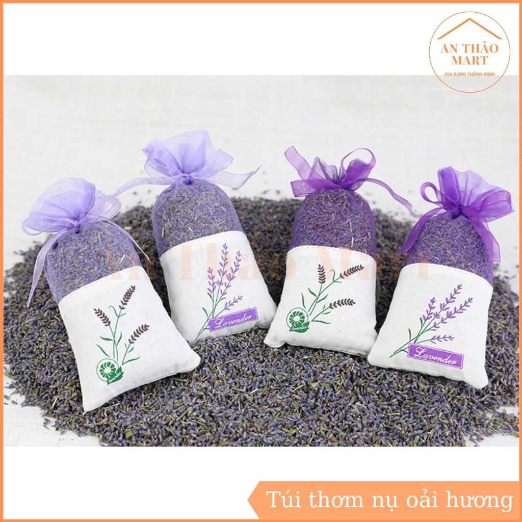 Túi Thơm Để Phòng, Để Xe, Tủ, Kệ, Nụ Hoa Khô Oải Hương Lavender