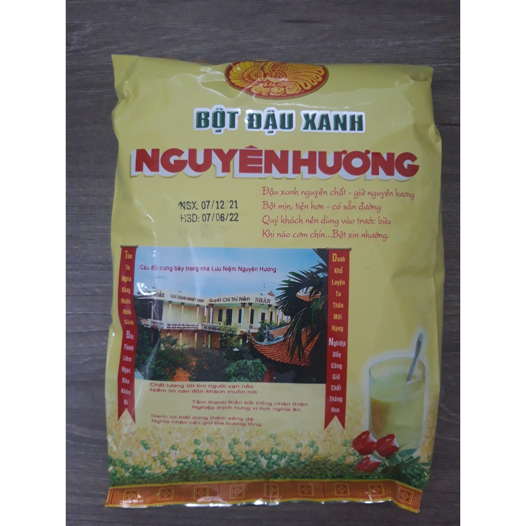 Bột đậu xanh Nguyên Hương có đường 480g