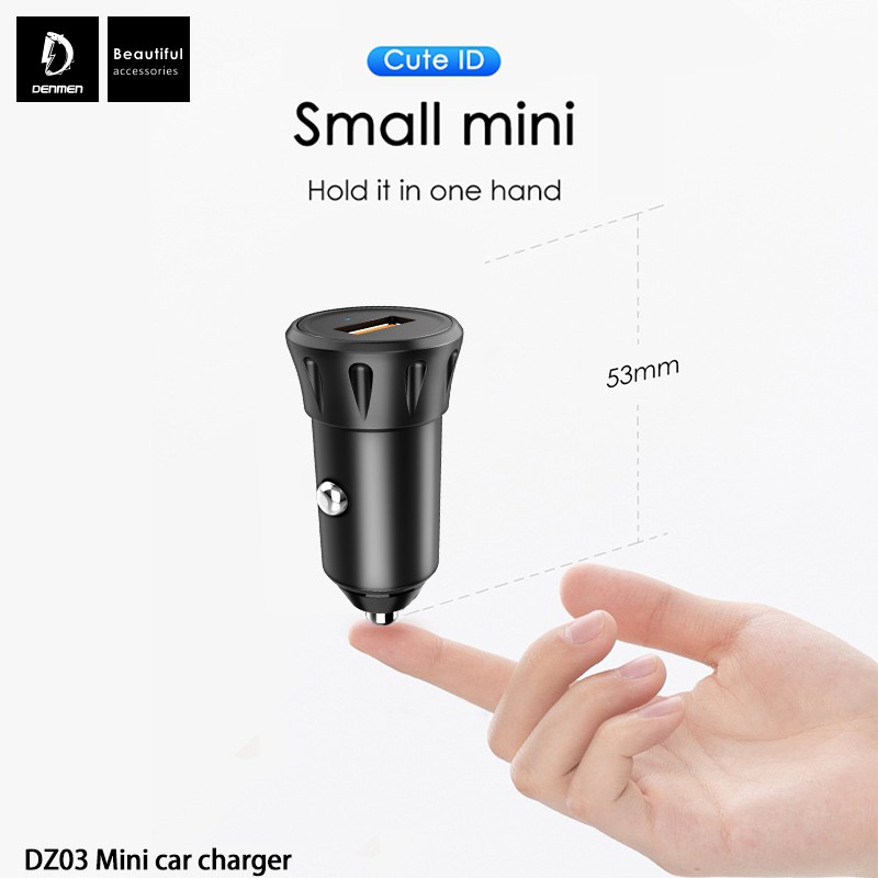 Củ Sạc Nhanh Dz03 3.0 Cổng Usb / Type C / Micro Usb / Lightning 100% Chính Hãng Cho Apple Xiaomi Huawei Samsung