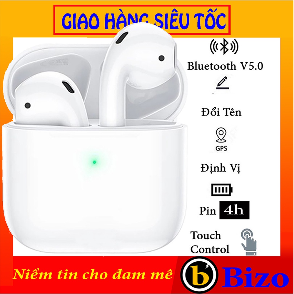 🔥VÀO TÔI LÀ CHỐT🔥Tai nghe Bluetooth mini Hoco EW02 V5.0, hỗ trợ định vị, popup, đổi tên, cảm ứng đa 