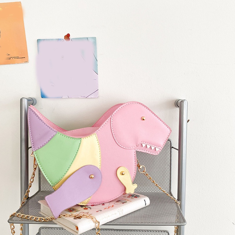 Túi Đeo Chéo Hình Khủng Long Hoạt Hình 3D Đáng Yêu