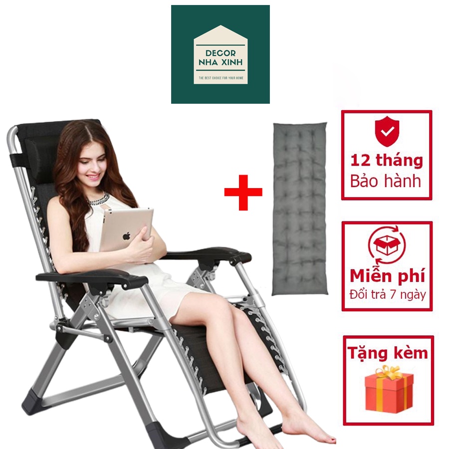 Ghế Xếp Văn Phòng Cao Cấp Nhật Bản - Ghế Thư Giãn NÂNG GẬP TỰ ĐỘNG - Vải Lưới Thoáng Khí, Nâng Đỡ Cột Sống - Bh 1 Năm