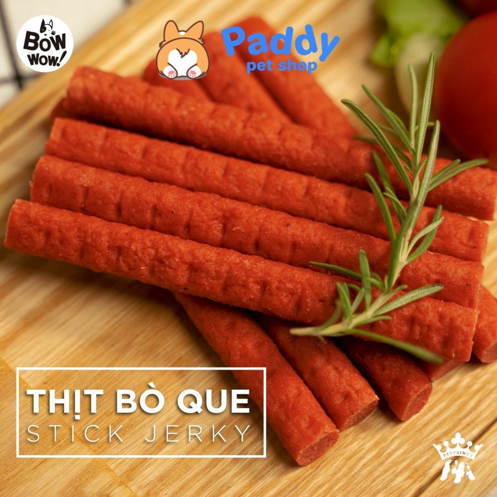 Thịt Bò Que Snack Cho Chó BowWow Stick Jerky