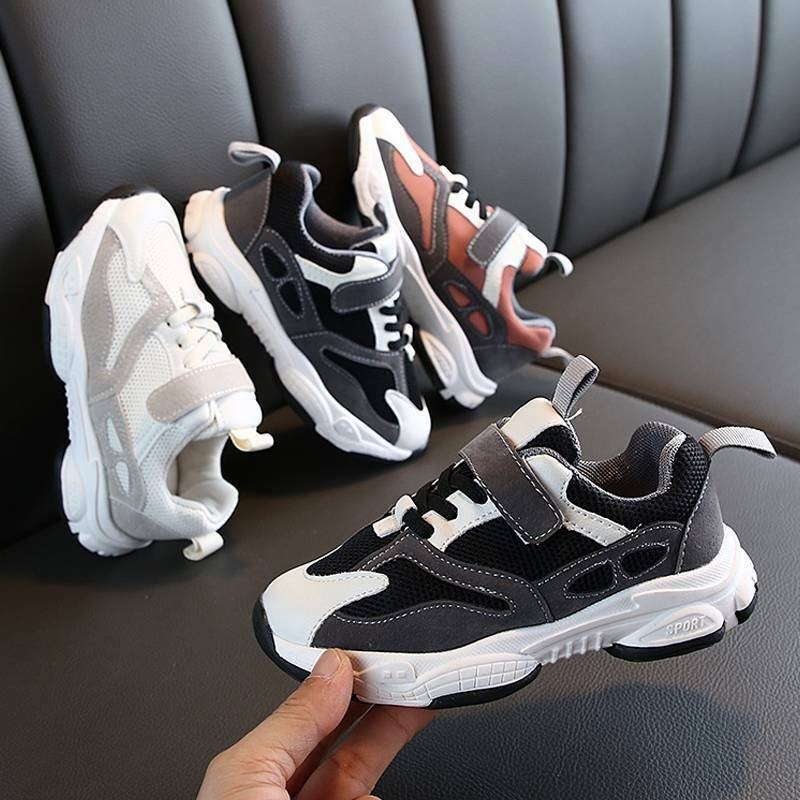 Giày sneaker thể thao phối lưới cho bé