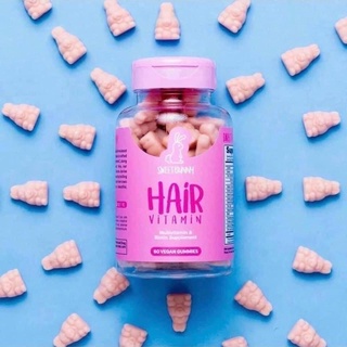 Kẹo thỏ hồng mọc tóc SweetBunny Hare Hair Vitamin 60 viên từ Mỹ