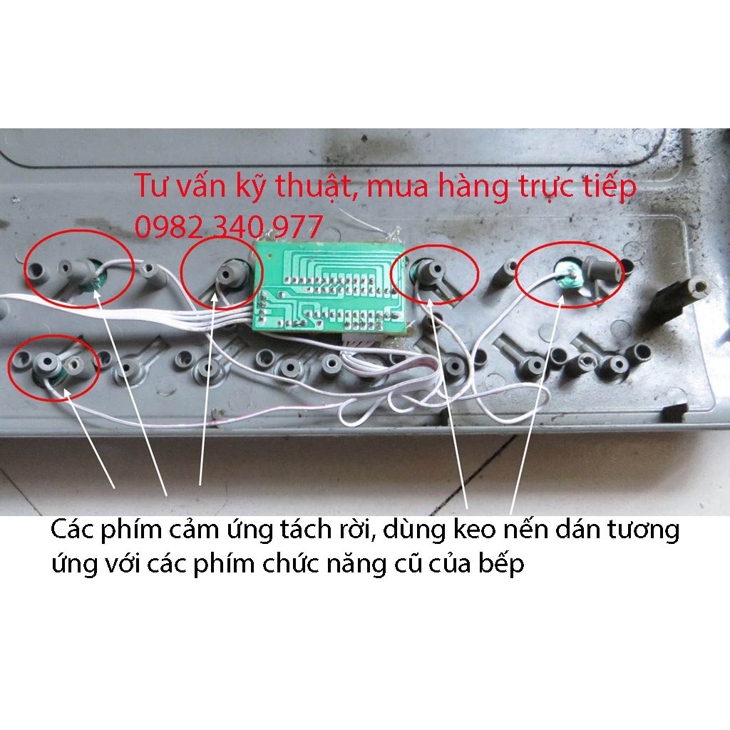 Bo mạch đa năng bếp từ cảm ứng