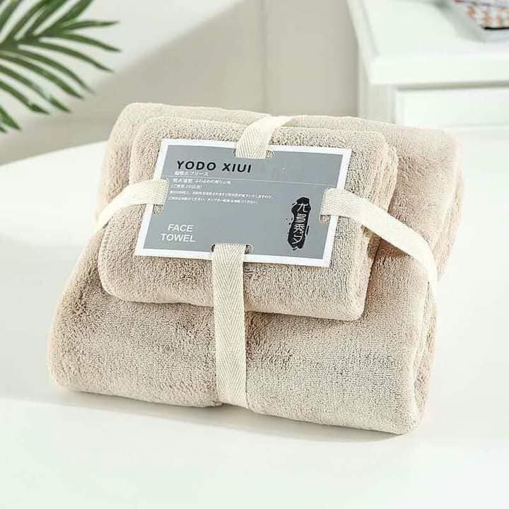 SET KHĂN TẮM, KHĂN MẶT LÔNG CỪU XUẤT NHẬT SIÊU MỀM