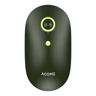 Chuột không dây ACOME AM300 xanh lá - Chuột máy tính không dây chống ồn kèm pin - Bảo hành 12 tháng