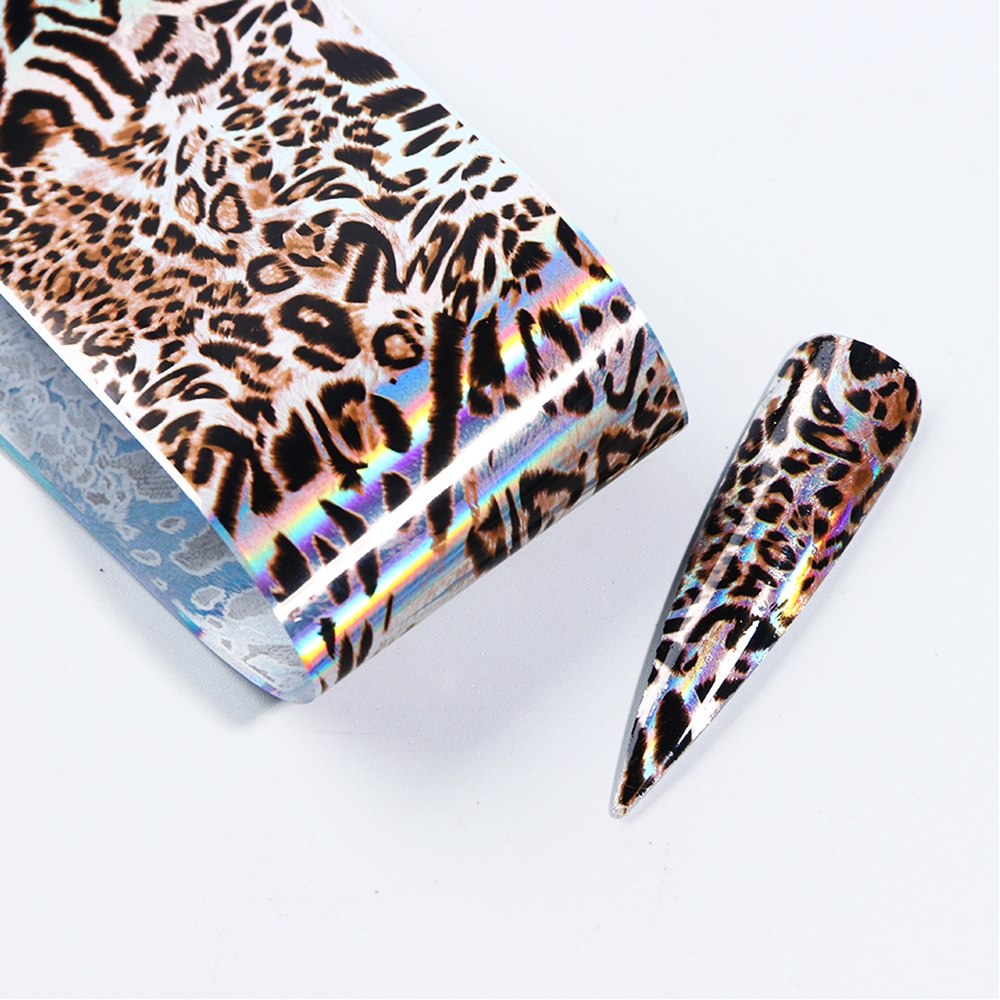 [Hàng mới về] Set 10 tờ miếng dán chuyển trang trí móng tay nghệ thuật 3D thời trang