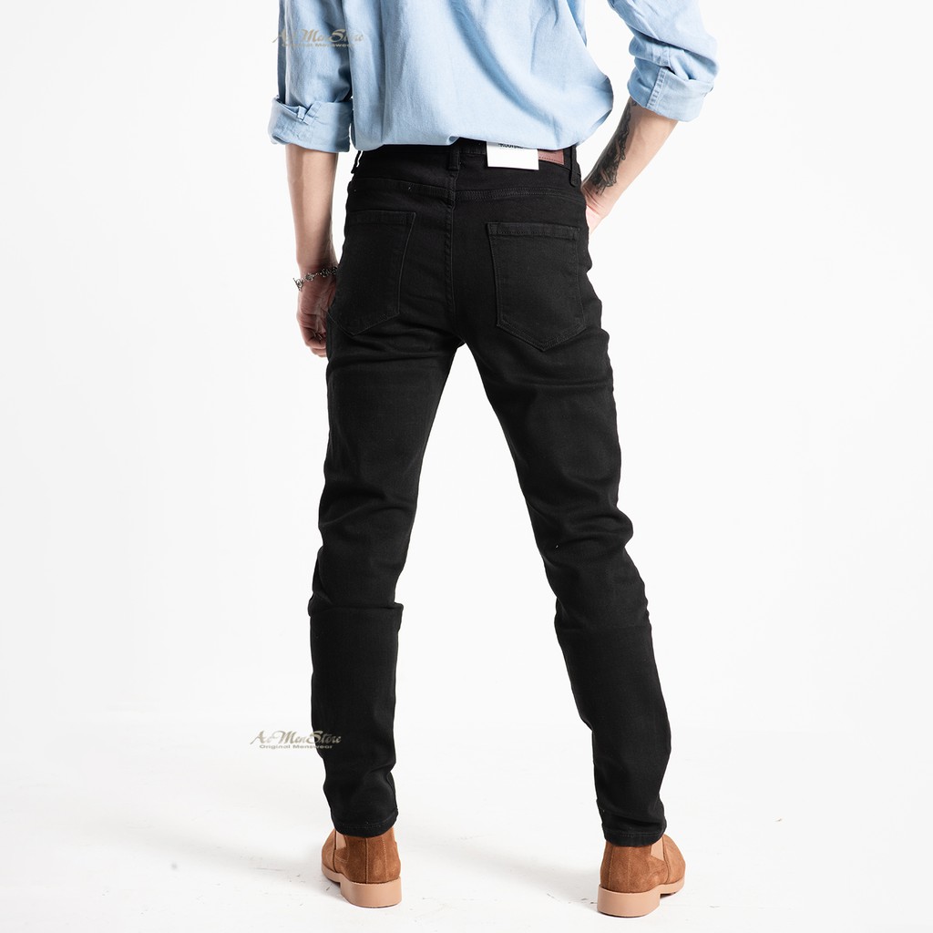 Quần jean nam đen và quần jean xanh nhạt dáng Slim fit đẹp hàng cao cấp xuất khẩu Hàn Quốc chính hãng Routine mới 2019 | BigBuy360 - bigbuy360.vn