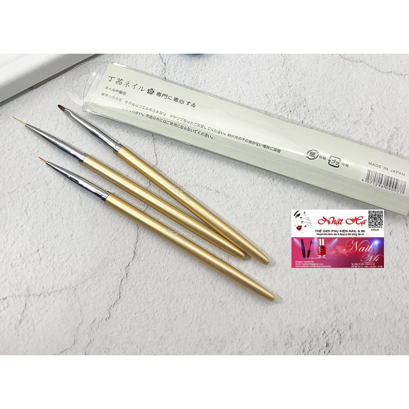 Bộ Bút Cọ Vẽ Móng Tay DingXi Cao Cấp Japan Nail Art Brush