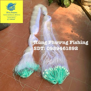 Lưới đánh cá then 5 cao 5 mét dài 100 mét sịn