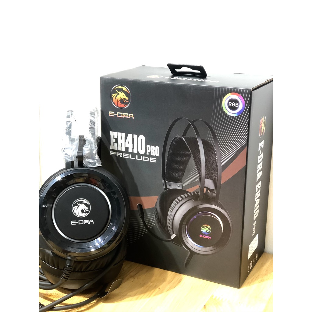 Tai nghe chụp tai Edra 410 Pro Chơi game, dùng được cho điện thoại, nghe nhạc có mic