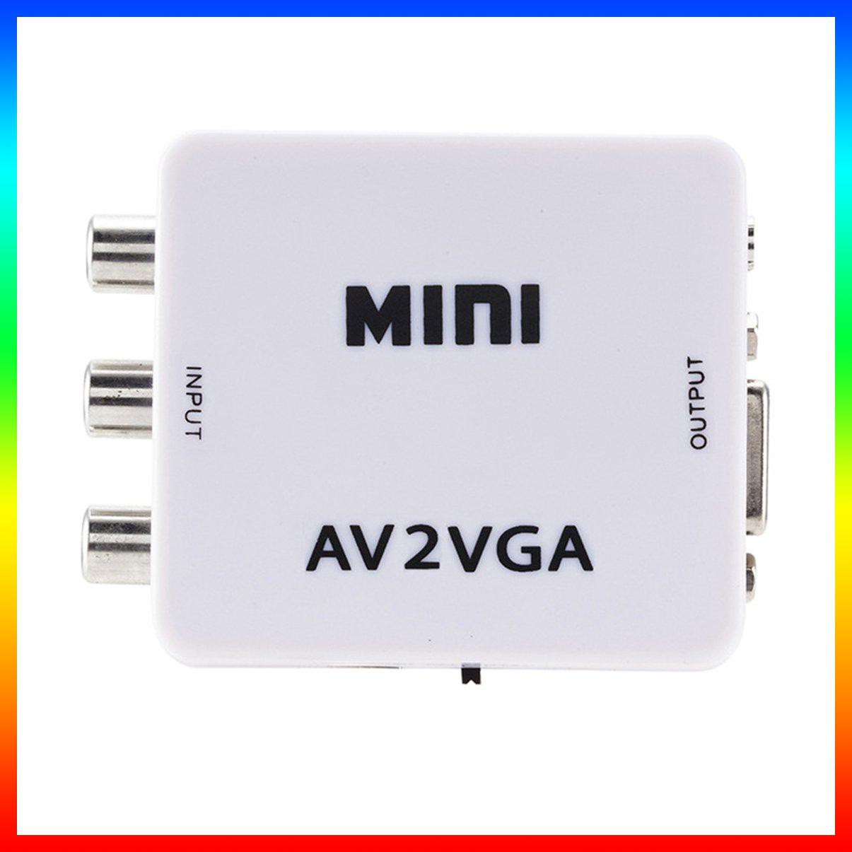 1 Hộp Chuyển Đổi Av2vga Av Rca Cvbs Sang Vga